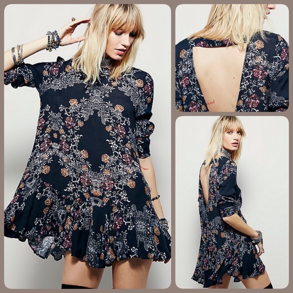 Free People Dresses & Skirts - Free People Smooth Talker Tunic in Raven Combo